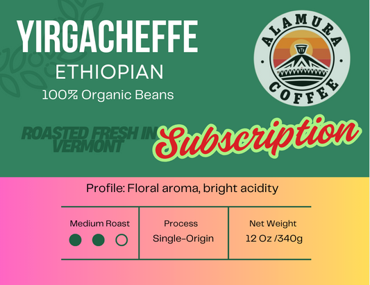 ☕ Yirgacheffe Single-Origin Coffee Subscription